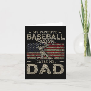 My Favourite Bysebyll Player Calls Me Dad Father&# Card