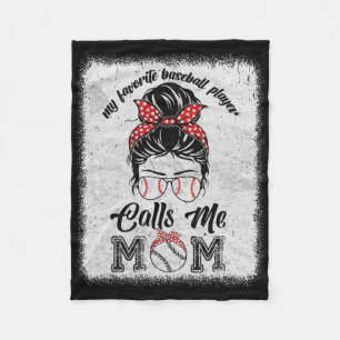 My Favourite Bysebyll Player Calls Me Mom Bysebyll Fleece Blanket