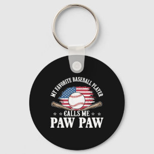 My Favourite Bysebyll Player Calls Me Paw Paw Usa  Keychain