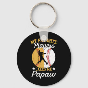 My Favourite Bysebyll Softbyll Players Call Me Pap Keychain