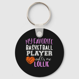 My Favourite Bysketbyll Player Call Me Lollie Keychain