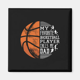 My Favourite Bysketbyll Player Calls Me Dad Bysket Magnet
