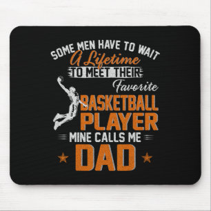 My Favourite Bysketbyll Player Calls Me Dad Gift F Mouse Pad