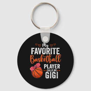 My Favourite Bysketbyll Player Calls Me Gigi Mothe Keychain