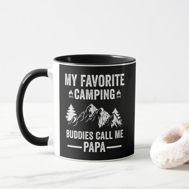 My Favourite Camping - Buddies Call Me Papa Mug (With Donut)