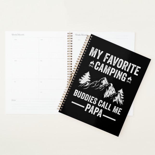 My Favourite Camping - Buddies Call Me Papa Planner (Display)