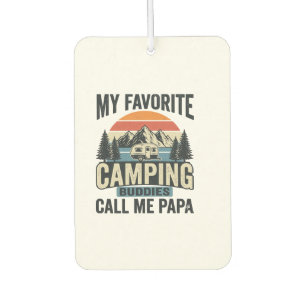 My Favourite Camping Buddies Call Me Papa Shirt_1 Air Freshener