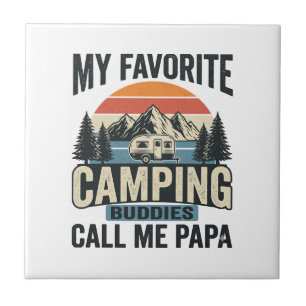 My Favourite Camping Buddies Call Me Papa Shirt_1 Tile