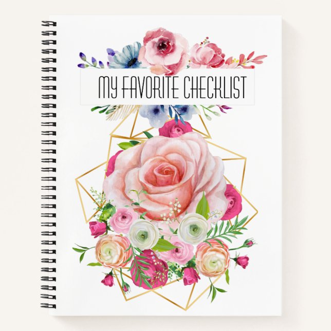 My favourite checklist notebook (Front)