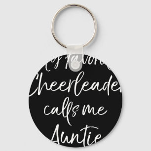 My Favourite Cheerleader Calls Me Auntie Group Che Keychain