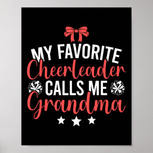 My Favourite Cheerleader Calls Me Cheer Grandma  Poster