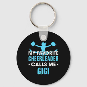 My Favourite Cheerleader Calls Me Gigi Cheerleadin Keychain