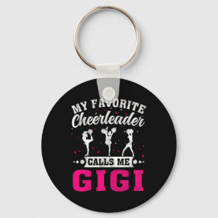 My Favourite Cheerleader Calls Me Gigi Mother's Da Keychain