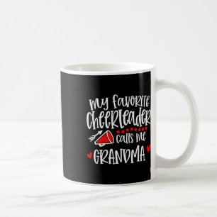 My Favourite Cheerleader Calls Me Grandma Funny Ch Coffee Mug