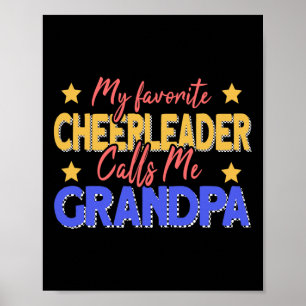 My Favourite Cheerleader Calls Me Grandpa Cheerlea Poster