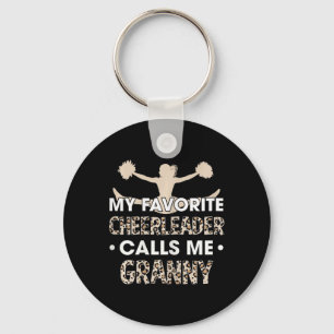My Favourite Cheerleader Calls Me Granny Cheerlead Keychain