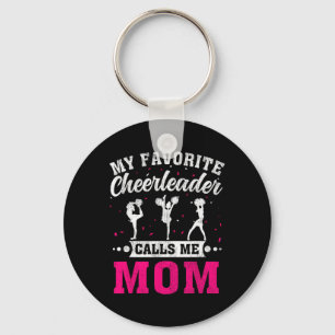 My Favourite Cheerleader Calls Me Mom Mother's Day Keychain