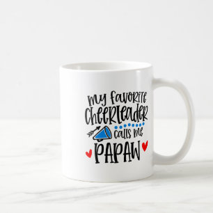 My Favourite Cheerleader Calls Me Papaw Funny Chee Coffee Mug