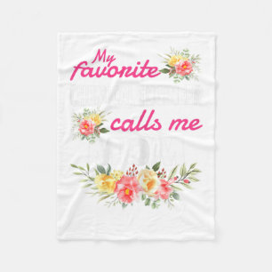 My Favourite Chemical Engineer Calls Me Mom Fleece Blanket