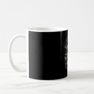 my favourite colour is christmas lights coffee mug
