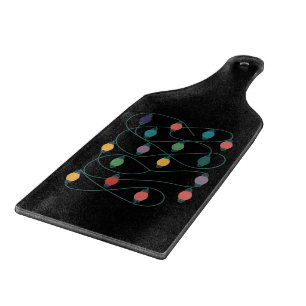 My Favourite Colour Is Christmas Lights Funny Paja Cutting Board