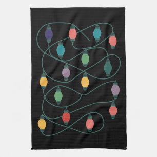 My Favourite Colour Is Christmas Lights Funny Paja Kitchen Towel
