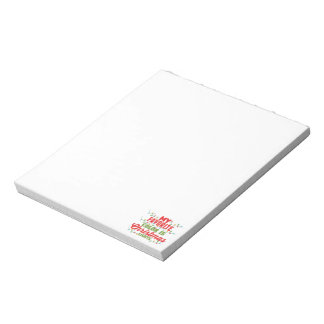 My Favourite Colour Is Christmas Lights Notepad