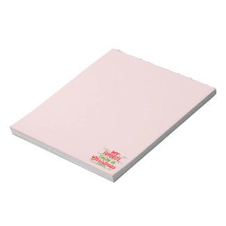 My Favourite Colour Is Christmas Lights Notepad
