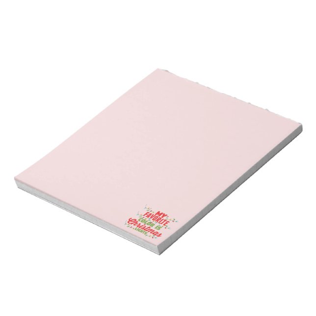 My Favourite Colour Is Christmas Lights  Notepad (Rotated)