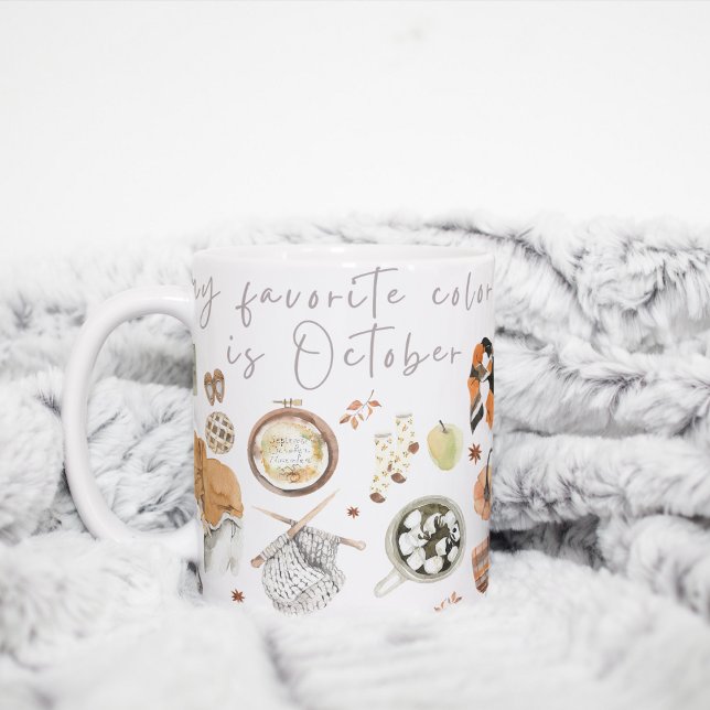 My favourite colour is october, Fall Mug (Creator Uploaded)