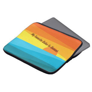 My Favourite Colour Is Sunset  Laptop Sleeve