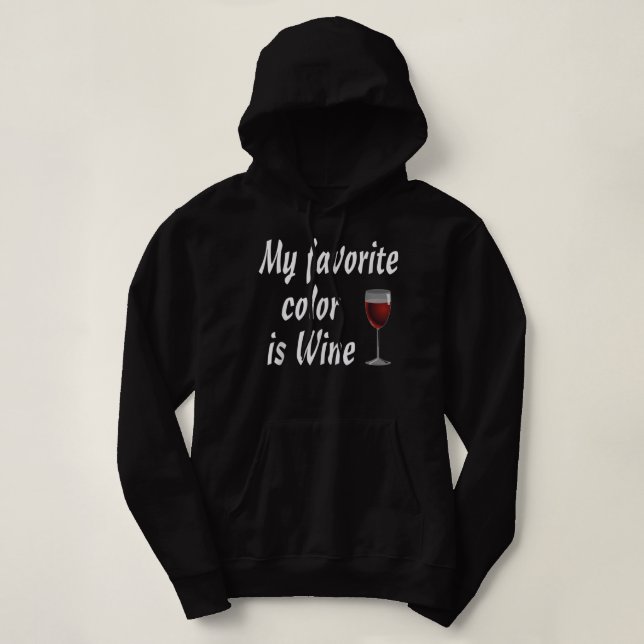 My favourite Colour is Wine Tshirt (Design Front)
