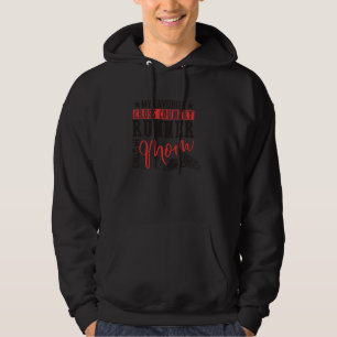 My Favourite Cross Country Runner Calls Me Mom fun Hoodie