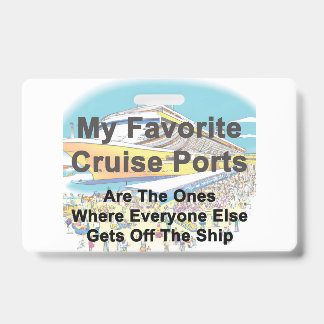 My Favourite Cruise Ports BADGE