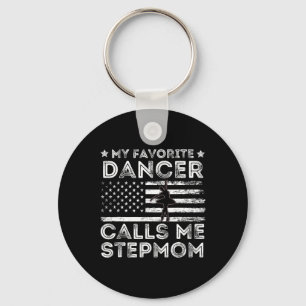 My Favourite Dancer Calls Me Stepmom Dance Ballet Keychain
