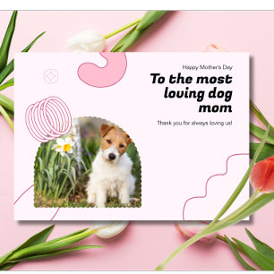 My Favourite Dog Mom Ever Photo Mother's Day Holiday Card