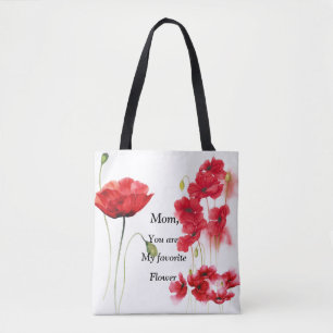 My Favourite Flower Tote Bag