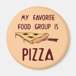 My Favourite Food Group is Pizza Magnet