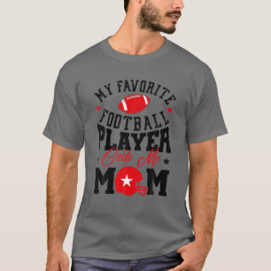 My Favourite Football Player Calls Me Mom, Cheer M T-Shirt