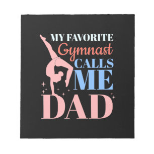 My Favourite Gymnast Calls Me Daddy Notepad