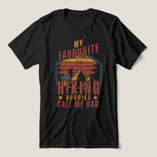 My Favourite Hiking Buddies Call Me Dad Tri-Blend Shirt