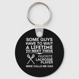 My Favourite Lacrosse Player Calls Me Dad Proud  Keychain