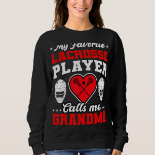 My Favourite Lacrosse Player Calls Me Grandma Moth Sweatshirt