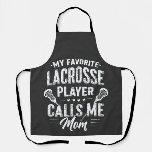 My Favourite Lacrosse Player Calls Me Mom Apron