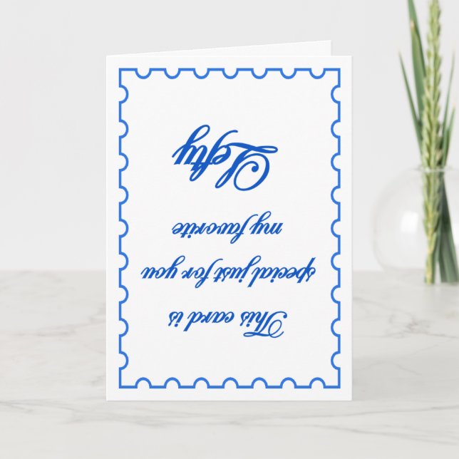 My Favourite Lefty Card (Front)