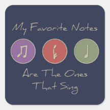 My Favourite Notes Sticker