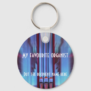 My favourite organist keychain