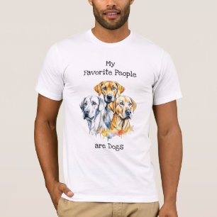 My Favourite People are Dogs T-Shirt