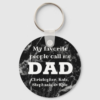 My Favourite People Call Me Dad Father's Day Keychain