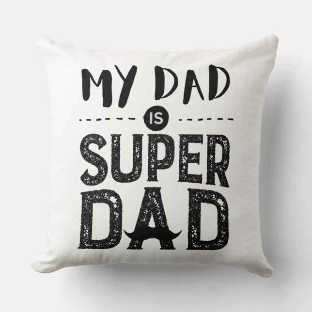 My Favourite People Call Me Dad – Father's Day SVG Throw Pillow (Front)